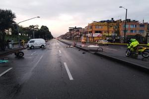 Peatón murió al ser atropellado por presunto carro fantasma en la localidad de Engativá