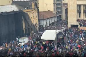 Comenzaron los disturbios en la Plaza de Bolívar 