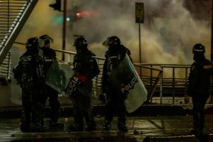 Disturbios en Bogotá