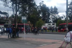 Bloqueos en la Universidad Nacional
