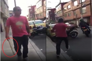 Taxista amenza a conductor de Picap