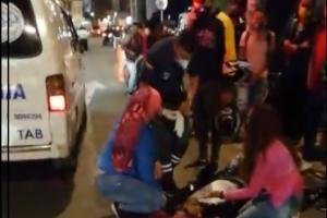 Accidente ciclista en Suba 