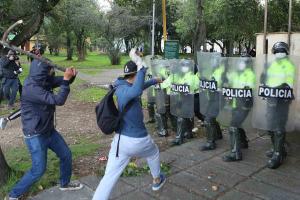 Protestas en Villa Luz por la muerte de Javier Ordóñez