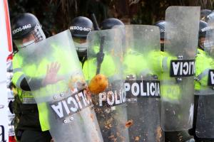 Protestas en Villa Luz por la muerte de Javier Ordóñez