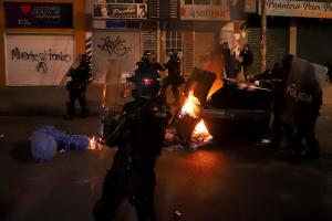 Protestas en Villa Luz, 10 de septiembre de 2020