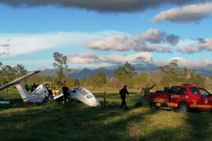 Accidente de avioneta en Cundinamarca