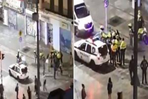 ¿Policías en Bogotá sometieron con taser a un hombre en Halloween?