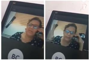 Profesora sobre sus alumnos en clase virtual: “Son unos burros”