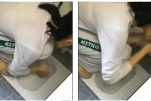 Entrenador chino indigna al mundo por obligar a niños a lavarse con agua del inodoro