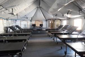 Hospital de campaña en Kennedy