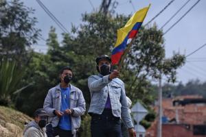 Familias en Ciudad Bolívar protestan y piden ayudas porque están en la olla