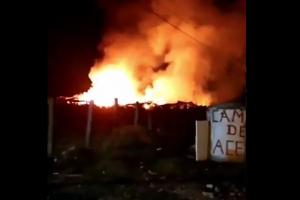 Incendio en Zipaquirá