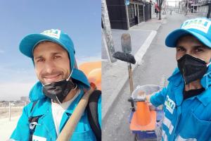 José Molina, el barrendero de Bogotá que busca ser influencer