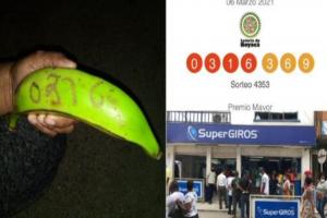 Miles de chocoanos quedaron millonarios tras jugar lotería con el número de un plátano