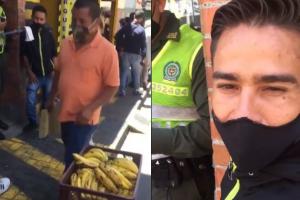 Multan a un hombre por vender bananos en calle de Pereira