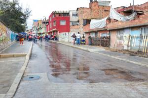 Vía en Soacha