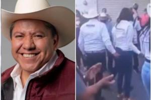 David Monreal le manosea la nalga a Rocío Moreno