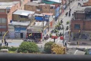 Protestas en suba en paro nacional del 28 de abril
