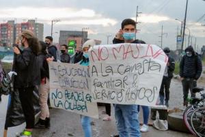 Paro Nacional 28 de abril - protestas en Bogotá