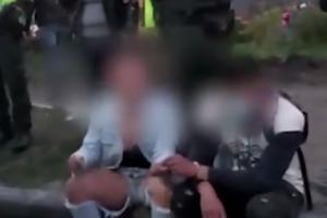 Capturan a pareja por incendio de una patrulla de la Policía