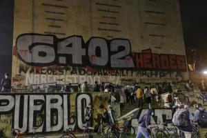 Vandalismo en el Monumentos a los Héroes 
