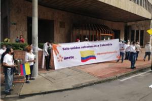 Marcha Bogotá no más violencia