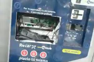 Destruyen la estación San Mateo