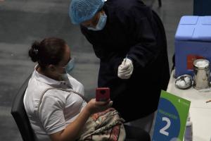 Vacunación anticovid en el Movistar Arena