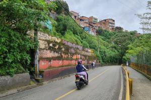 Accidente en vía de Medellín