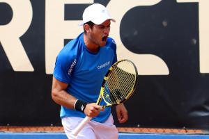 Nicolás Mejía en el Challenger de Bogotá