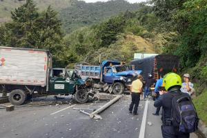 En este incidente vial no se reportaron lesionados