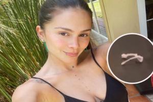 Greeicy Rendón adivina el sexo de su bebé con un hueso de pollo 