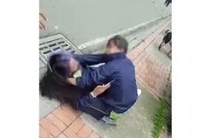 Jóvenes se agarran a cuchillo en Mosquera 