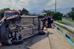 Accidente de tránsito en Puente Aranda