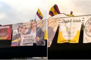 Protesta contra la Reforma Tributaria en Bogotá: No hay ni 10 personas