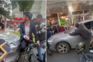 Ciclista atropellado por conductor que huyó en el norte de Bogotá