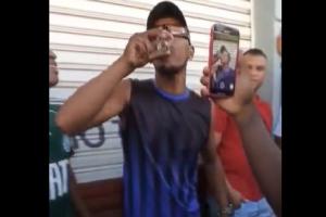 Hombre terminó hospitalizado por ganar reto 