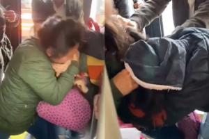 Agarrón en Transmilenio