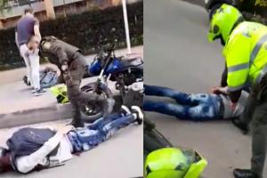 Fleteros capturados en el barrio Gran Granada 