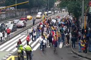 Manifestaciones en contra de Gobierno Petro