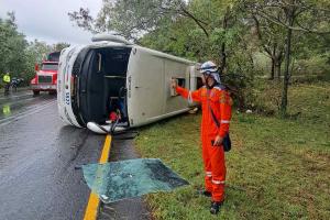 Accidente en la vía Ibagué - Bogotá, a la altura de El Espinal