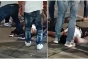 A ladrón lo cogieron de balón de fútbol luego de ser sorprendido robando en Cali