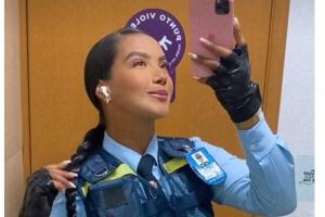 Policía de tránsito, está hermosa