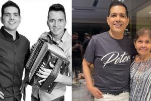Peter Manjarrés con acompañantes