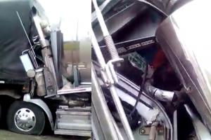 Accidente vía Bogotá - Villavicencio 