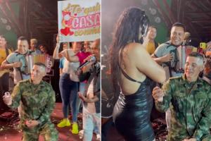 Miguel Morales cómplice de pedida de matrimonio 