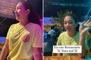 Mesera que trata mal a un comensal en restaurante de Barranquilla 