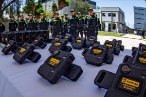 Nuevas cámaras que llevarán los policías durante su turno laboral 