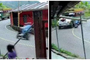 Motociclista casi pierde la vida por ir a toda velocidad en una curva: se salvó de milagro