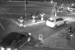 Contraflujo en la Avenida Américas 